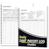 Debt Payoff Planner Spiral Bound Letter Size Debt Payoff Tracker 8.5×11 Inch Bill Payment Tracker Notebook Double Printed Financial Planner Monthly Expense Tracker for Credit Cards Payment 110 Pages