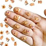 100PCS Mini Capybara Decor for Dollhouse Resin Tiny capybaras for Crafts Micro Miniature Capybara for Fairy Garden Dollhouse Micro Landscaping Decoration