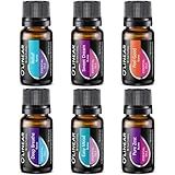 O'linear Essential Oils 6 Blends Set - Perfect for Humidifiers and Diffusers, Aromatherapy Diffuser Oils Scents, Essential Oil Kit for Home Use, Essential Oil Pack with Various Scents
