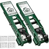 Pro Siding Installation Tools, Siding Gauge Tools, Adjustable Reveal, Heavy-Duty Polycarbonate Build with Non-Slip Pads, Fits 5/16", 3/8", 7/16" Boards – 2 Pack