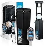 Clean Flight Golf Portable Golf Ball Washer with Cleaning Solution