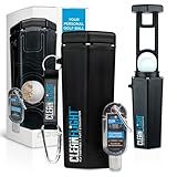 Clean Flight The Original Premium Golf Ball Washer - Portable Cleaner for Golf Bag or Cart - Best Golf Accessories Gifts for Men & Women. (1Pack)