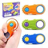 LESONG Fidget Toys Finger Fidget for Kids: 3 Pack 5-in-1 Compact Versatile Sensory Fidgets for Kids, ADHD, Autism - Stress Relief Calming Toys for Classrooms, Travel & Gifts