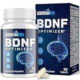 Nootropic Brain Supplement for Memory and Focus – BDNF Optimizer – Cognitive, Mental Clarity & Mood – High Absorption – Organic Lion's Mane, L-Theanine, Ginkgo Biloba & Alpha GPC – 60 Tablets