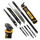 8-In-1 Multi Blades Hand Saw, Drywall, Hacksaw, Jab Saw & Wood Cutter Tool