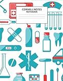 Cornell Notes Notebook: Lined Journal - Cornell Template Note taking Study Method for Medical Students - Nurse, Dental Assistant, Medical Billing & Coding - 126 pages - Large (8.5 x 11 inches)