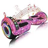 SIMATE Scooter, Bluetooth & Corlorful LED Lights, Gifts for Kids & Adults & Girls & Boys, for All Ages
