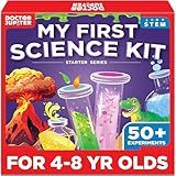 Doctor Jupiter My First Science Kit for Kids Ages 4-5-6-7-8 | Christmas, Birthday Gift Ideas for 4+ Year Old Boys & Girls | Toy Stem Kit with 50+ Experiments | Learning & Educational Projects