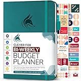 Clever Fox Bi Weekly Budget Planner – Undated Financial Organizer Book – Expense Tracker, Budgeting & Bill Notebook, A5 (Dark Teal)