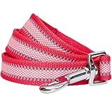 Blueberry Pet Dog Leash - Reflective, French Pink, 5 ft - Puppy Essentials, Gentle Leader for Dogs, Heavy Duty for Small to Large Dogs, Durable Polyester, Safety Dog Products, Easy Care