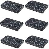 BestXD Heavy Duty Treadmill Mat Pads - 6 PCS 0.55" Ultra-Dense Rubber Anti-Vibration Pads - Professional Grade Floor Protection for Large Machines and High-Impact Use