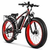 EOEOTWO Electric Bike for Adults, 1500W Peak E-Bikes, 26" Fat Tire Ebikes