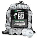 GolfBall Nut - 24 Recycled Golf Balls for Callaway Mix - Used Golf Balls Bulk 4A Near Mint Condition – Includes Mesh Bag – 24-Pack, White