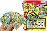 JA-RU Jokes & Gags Fake Lottery Tickets (1 Pack, 5 Tickets Total) – Fake Scratch Off Tickets, April Fools Pranks for Kids, Gag Gifts, Party Favors & Goodie Bag Stuffers. 1381-1C