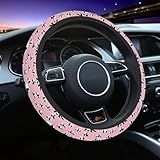 NOMEDOGYIm Giant Pandas and Cubs Car Steering Wheel Cover a Group of Cute Pandas Crawling Steering Wheel Cover Car Decor Suitable for Most Vehicles Including Trucks and SUV