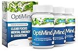 Optimind Bacopa Monnieri Brain Supplement for Memory and Focus, Nootropics with Phosphatidylserine, Huperzine A, Non-GMO, Clinically Studied Ingredients, 96 Capsules