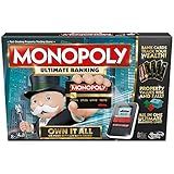 Hasbro Gaming Monopoly Ultimate Banking Edition Board Game for Families and Kids Ages 8 and Up, Electronic Banking Unit (Amazon Exclusive)