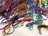 Rubber Bands Assorted Dimensions(#64+#33+#16+#117b), 1/4 lb, Colorful Non Latex Rubber Band Bulk Sturdy Stretchable, Elastic Bands for Office Files Bank Money Arts Crafts Document