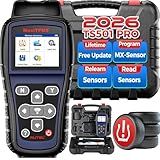 Autel MaxiTPMS TS501 PRO TPMS Programming Tool, Same as TS508, 2025 TPMS Relearn Tool Newer of TS501 TS408S, Activate Relearn 99% Sensors, Program Autel MX-Sensors [315/433MHz], TPMS Reset/Diagnosis