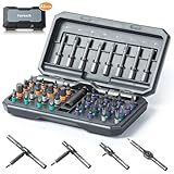 Faireach 42 in 1 Magnetic Screwdriver Set, DIY Ratchet Screwdriver Set, Multi Bit Magnetic Drive Set with Detachable Ratchet Handle, Portable Compact Repair Tool Kit for Furniture Computer Bicycle