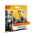 Philips Automotive Lighting H11 Standard Halogen Replacement Headlight Bulbs, Fit Select High Beam, Low Beam, and Fog Light Positions, 2 Pack