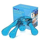 Melonsun Palm Massage Tool - Easier Grip Massage Handheld Tool, Four-Point Massage Tool, for Deep Tissue Pain Relief (Blue)