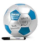 Trainers Warehouse Create-Your-own Thumball 6", Blue, (Includes Marker) | Develop Your Own Ice Breakers - Customize Learning Reinforcement Tools | 30 Blank Panels