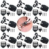 8 Set Hot Tub Cover Clips Replacement Latch Repair Kit Have Slot, Latches Clip Lock with Keys and Hardwares (8 Pack)