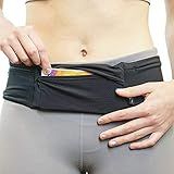 3 Pocket Adjustable Running Belt Waist Pack, Fanny Pack For Working Out With Sweat Resistant Backing, Holds All iPhone Models