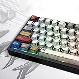 137 PBT Keycaps, Versatile Keycaps for Mechanical Keyboard (Typing, Gaming or Anime Passion) - RGB Backlit, Ergonomic, No Tear & Never Fades, Vibrant (Doubleshot, MX, 100%,75%,65%,60% Fit All, Cherry)