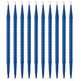 Daifunli 10 Pcs Probe Pick Spudger Tools Bulk Nylon with L-Shaped Wire Hook 7" Length for Telecom Data Communication and Alarm Installers (Blue)