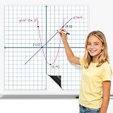 MucaDopia Giant Magnetic XY Coordinate Grid Paper Large Dry Erase Graph