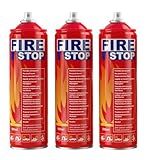 AmzBoom 3-Pack Fire Extinguisher for Home, Kitchen, Car, Boat - ABCK Class Extinguisher with Mounting Bracket - Compact & Portable for Emergency Use.