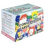 Prompta 400 Conversation Cards for Coworkers – Fun Icebreaker Teambuilding 2-in-1 Game for Work – 2.5" x 1.75" Question Cards to Get to Know Your Colleagues and Improve Team Dynamics