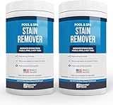 Essential Values Swimming Pool & Spa Stain Remover (2 LBS) - Compatible with Vinyl Liners, Fiberglass & Metals - Effective Formula Removes Rust & Tough Stains