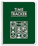BookFactory Time Tracker Notebook/Work Hours Log Book Business Time Management Tracking Billable Hours and Materials LogBook - 100 Pages 8.5'' x 11'' Wire-O (BX) (Made in USA)