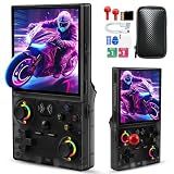 UYTGXEN XF40V Retro Handheld Game Console with 2*Detachable Long Joysticks, 4.0-Inch HD IPS Screen Retro Gaming Console, Preloaded Classic Games with Multiple Emulator, Pocket Video Gaming