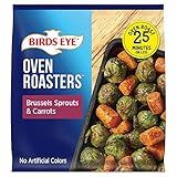Birds Eye Oven Roasters Seasoned Brussels Sprouts and Carrots, Convenient Roasted Veggies for Sides With Frozen Vegetables, 15 OZ Bag