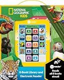 National Geographic Kids - Me Reader Electronic Reader and 8 Sound Book Library – Red Pandas, Tigers, Gorillas and More! - PI Kids