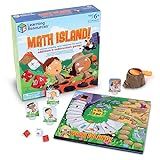 Learning Resources Math Island Addition & Subtraction Game - Math Manipulatives, Educational Board Toys, Classroom Flash Cards , Volcano Toy, STEM Kids, Gifts for Boys And Girls , Montessori