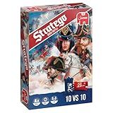 Stratego - Quick Battle, Strategy Board Game, Quick Play, Travel Version, 10v10 Piece, 2 Players, Age 8+