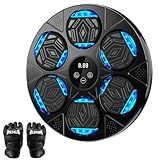 LOLBOX Upgraded Music Boxing Machine - Smart Wall Mount Boxing Trainer with Bluetooth & Gloves for Adults & Kids, Home Gym & Office Workout Equipment