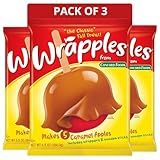 Concord Caramel Apple Wrap 6.05 oz Package (Value 3 Pack - Makes 15 Fresh Caramel Apples)