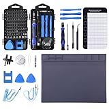 HPFIX Anti Static Mat and Precesion Magnetic Screwdriver Tool Set for Eelectronics Repair