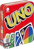 Mattel Games UNO Card Game in Travel & Storage Tin for Kid, Adult & Family Nights & Parties, Color Blind Accessible & Customizable Deck (Amazon Exclusive)