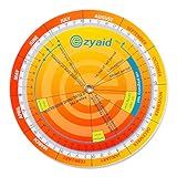 Ezyaid Pregnancy Wheel, Due Date OB-GYN Calculator with CRL, BPD, HC AC and FL Guide, EDC Wheel for Pregnant Women/Healthcare Providers