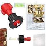 ANFU Picture Hanging Kit with Level- Keyhole Marker Tool & Picture Frame Marking Tool, Hang and Level Picture Hanging Tool