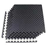 BalanceFrom Puzzle Exercise Mat 1" Thick, EVA Interlocking Foam Floor