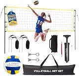 Volleyball Net for Backyard, Regulation Size 32x3FT, Portable Outdoor
