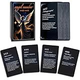 Jivcfer Oracle Cards for Beginners， Angel Number Oracle Cards， Guidance on The Direction of Life, Covering Many Fields Such As Love, Life, Spirit, Friends, Wealth and Future